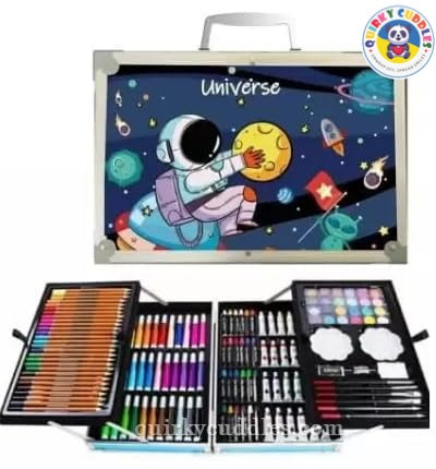 Kids Art & Craft Set Artist Box Crayons Pens Paints Pencils Drawing  Creative Fun